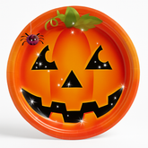 Perfect Pumpkin Halloween Paper Plates - 8.5'' Round